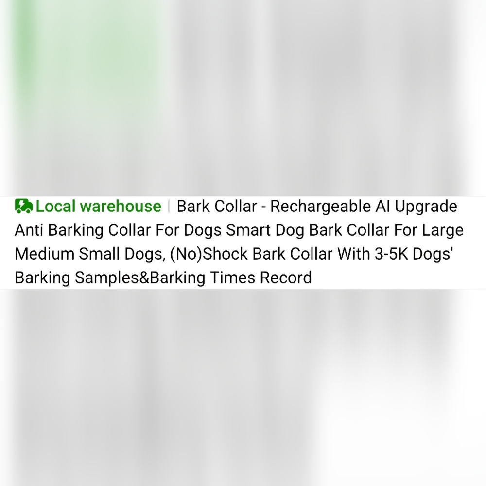 NIB Pink Rechargeable L.E.D Bark Control Collar - Picture 2 of 7